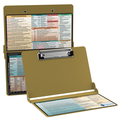 WhiteCoat Clipboard® - Tactical Brown Occupational Therapy Edition